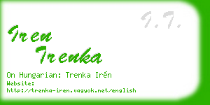 iren trenka business card